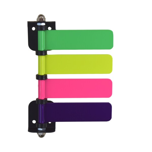 High Visibility Neon Exam Room Flags (4", 4 Flag)